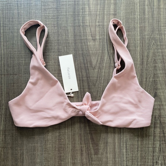 Eberjey Bikini Set. Size S, Blush Pink - Picture 2 of 3